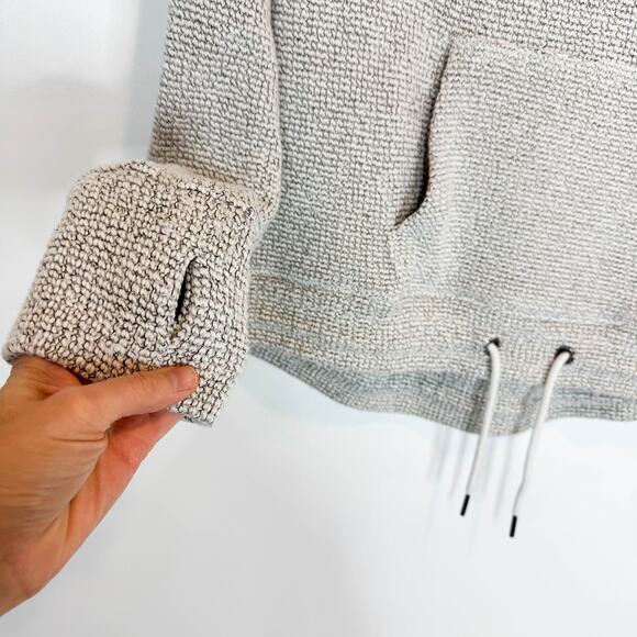 SWEATY BETTY Restful Boucle Knit Sweater mock neck kangaroo pocket - Picture 8 of 13